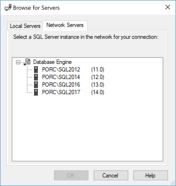 how to hide instance of SQL Server SSMS list