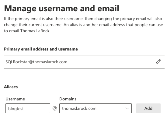 Create and Use an Email Alias